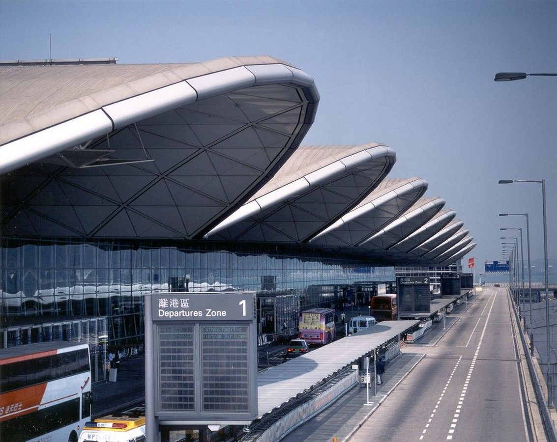 福斯特建筑事务所设计的香港国际机场-现代最具雄心的建筑-小型张五