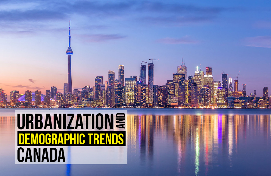 城市化和人口趋势:加拿大